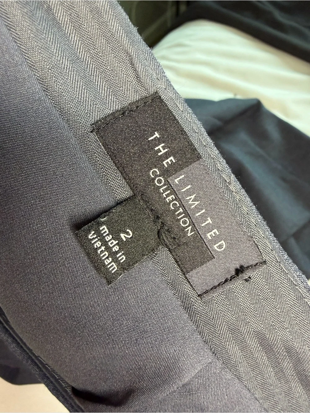 THE LIMITED Women's Blue Charcoal Pencil Skirt